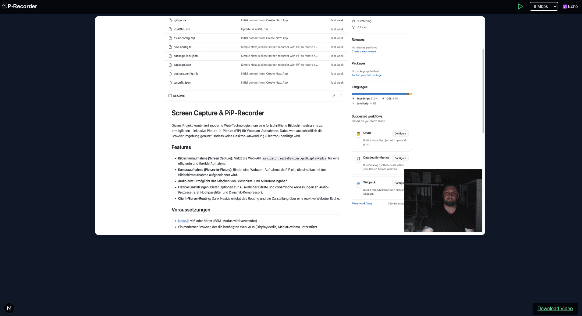 Screen Capture & PiP-Recorder